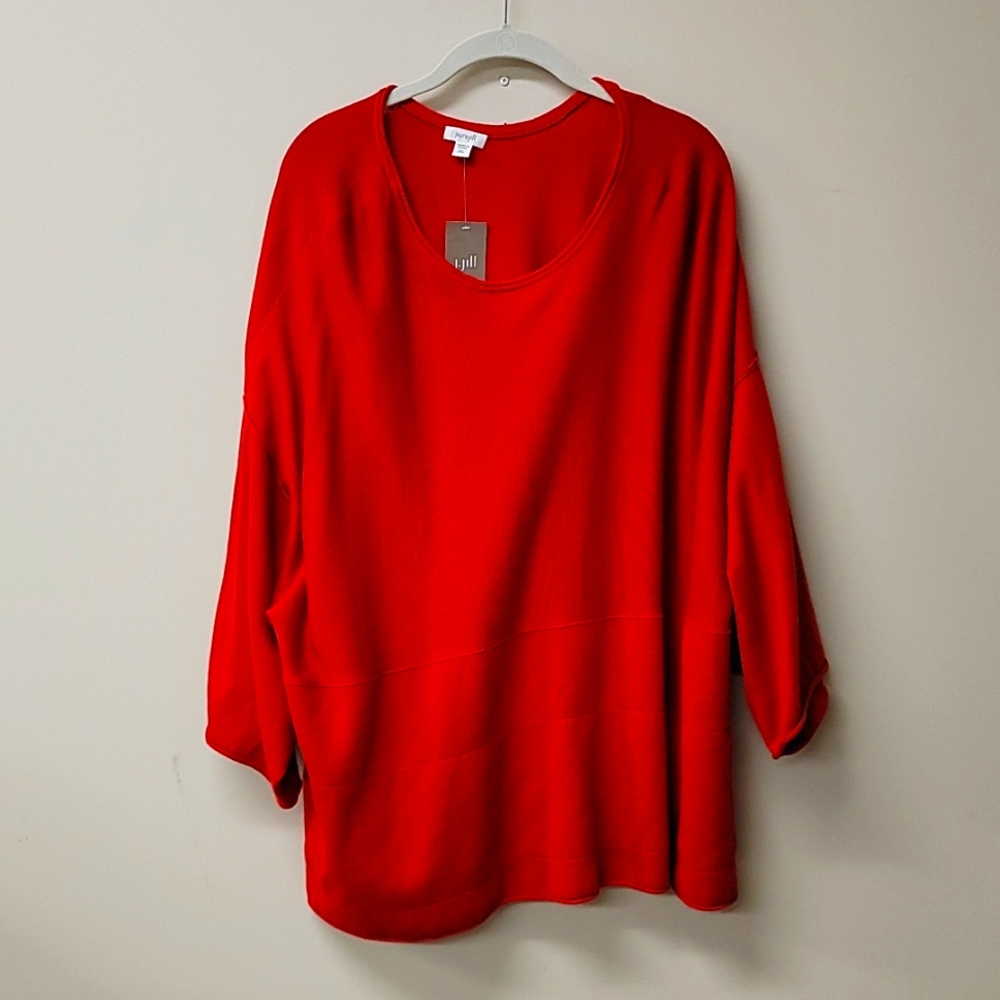 Red J.Jill sweater